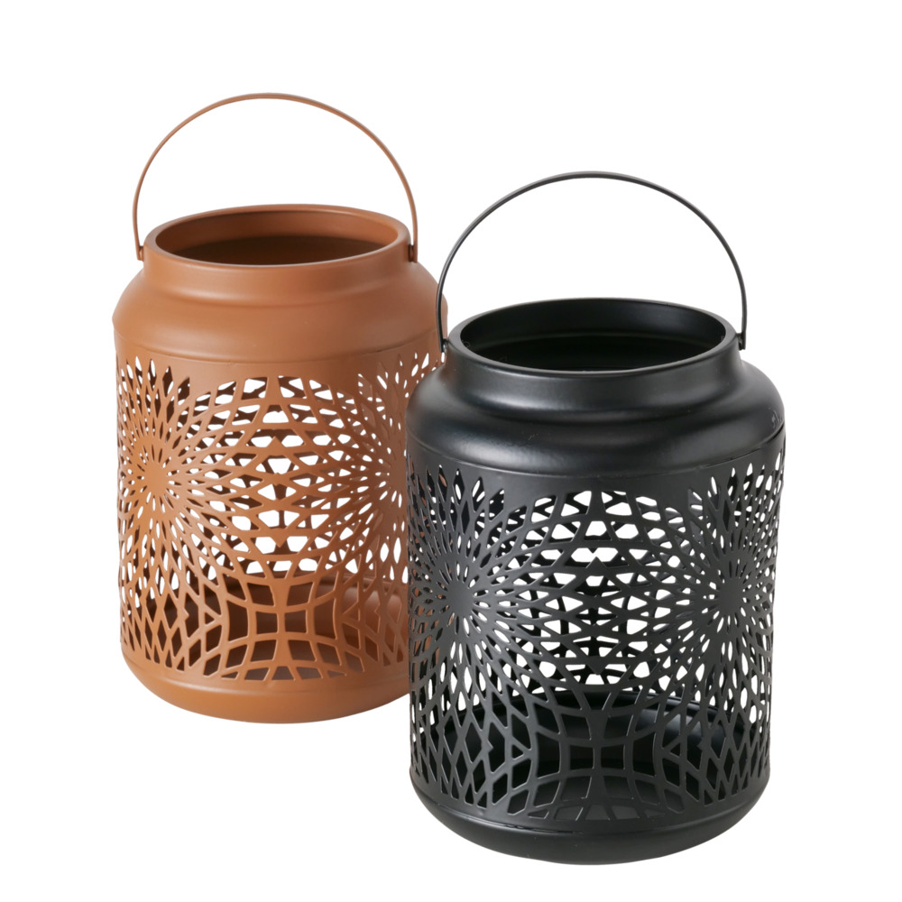 Photophore Ozana H.17cm - 2 couleurs différentes possibles