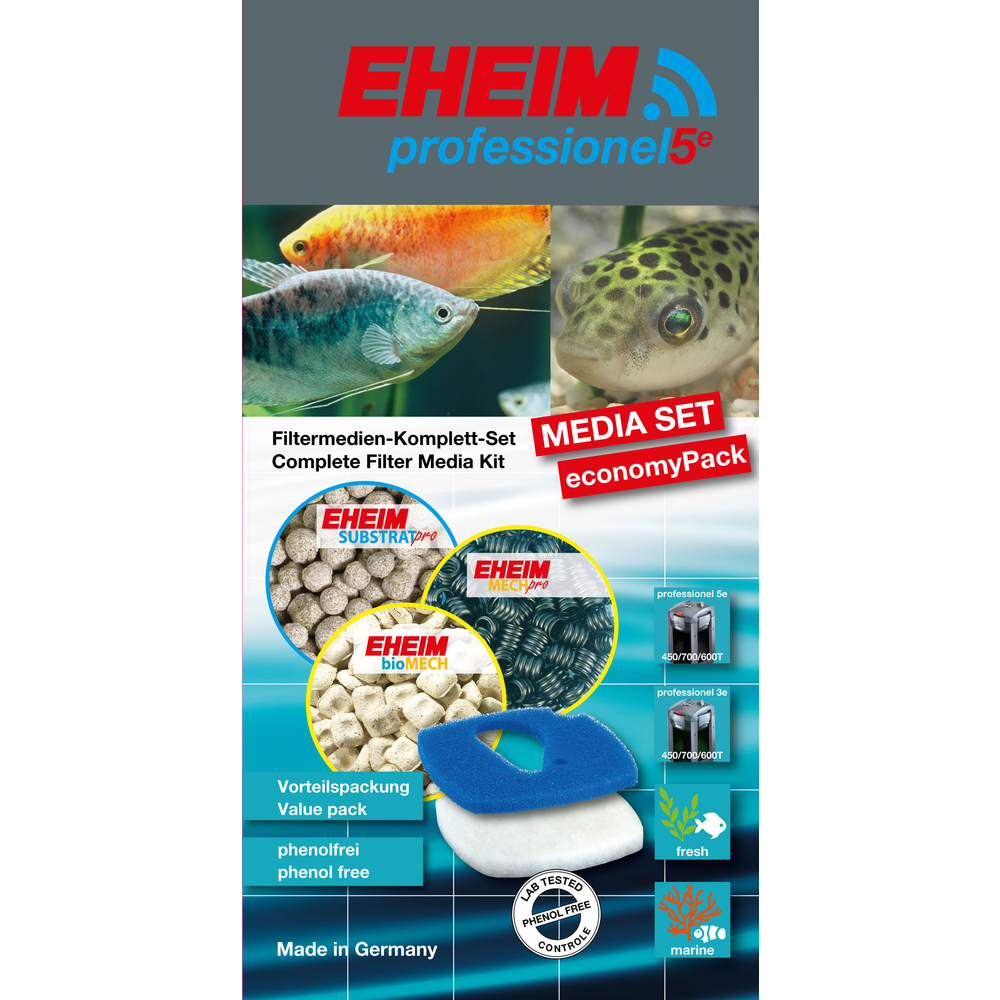 Kit complet de masses filtrantes pour filtre Professionnel 5e