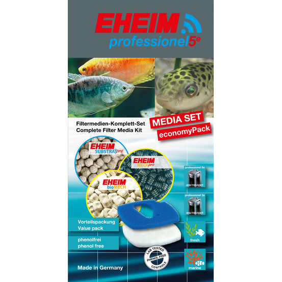 Kit complet de masses filtrantes pour filtre Professionnel 5e