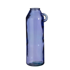 Vase Sitia en verre recyclé violet  - H.45xD.17cm