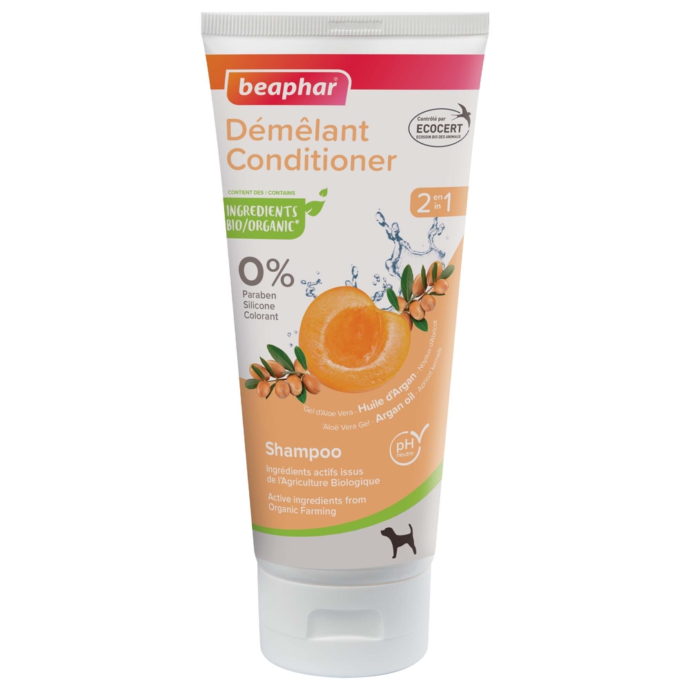 Shampooing Démêlant 2en1 Bio pour chien - 200 ml