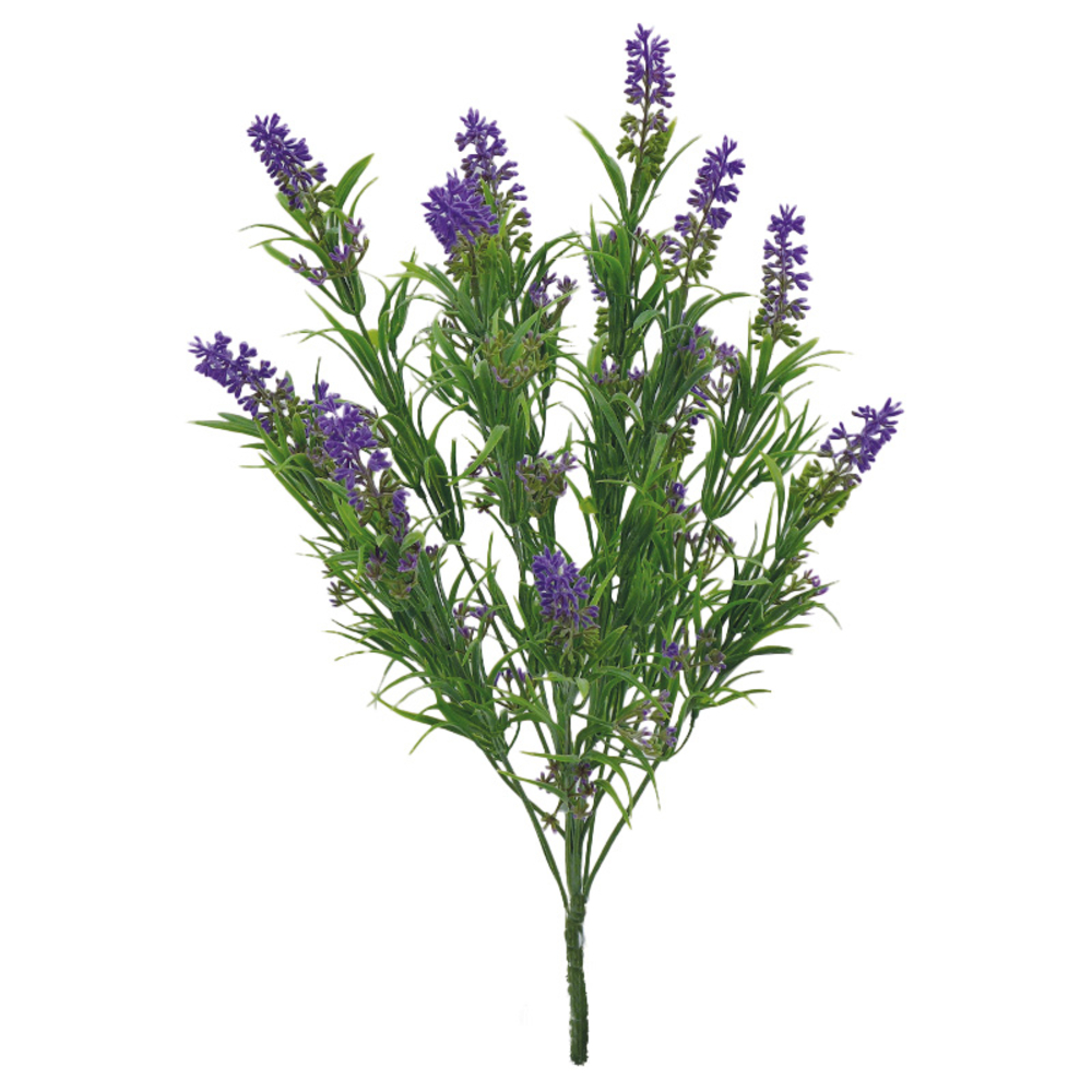 Fleurs artificielles - bouquet de lavandes H.46cm