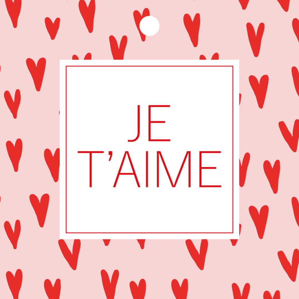 Carte ''Je t'aime''