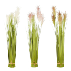 Plante artificielle : botte d'herbe -3 modèles différents -H.90xD.15cm