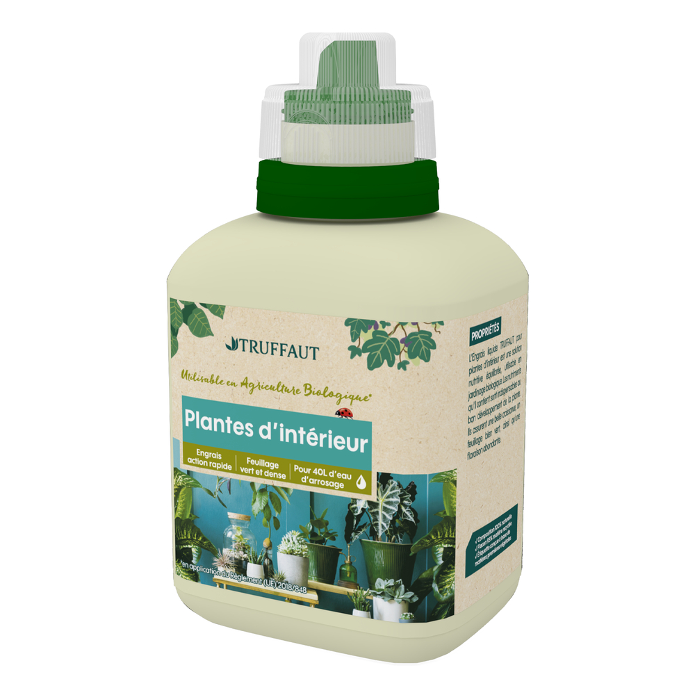 Engrais liquide Truffaut plantes d’intérieur 400 ml