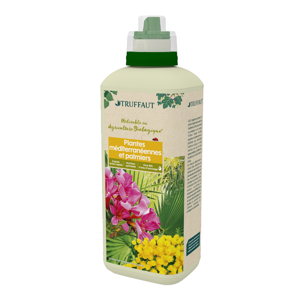 Engrais liquide Truffaut plantes méditerranéennes et palmiers 800 ml