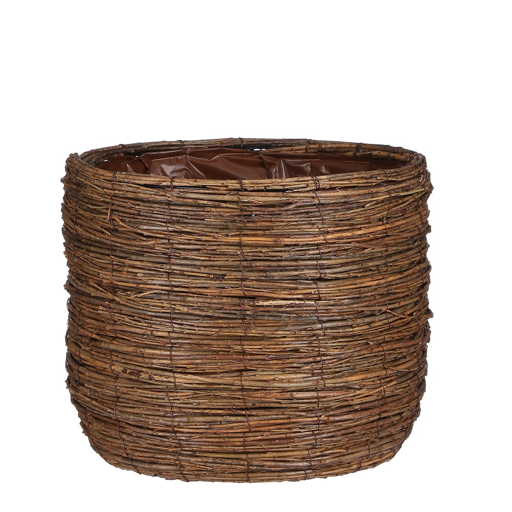 Panier Cargo rond marron H.28 x D.34 cm