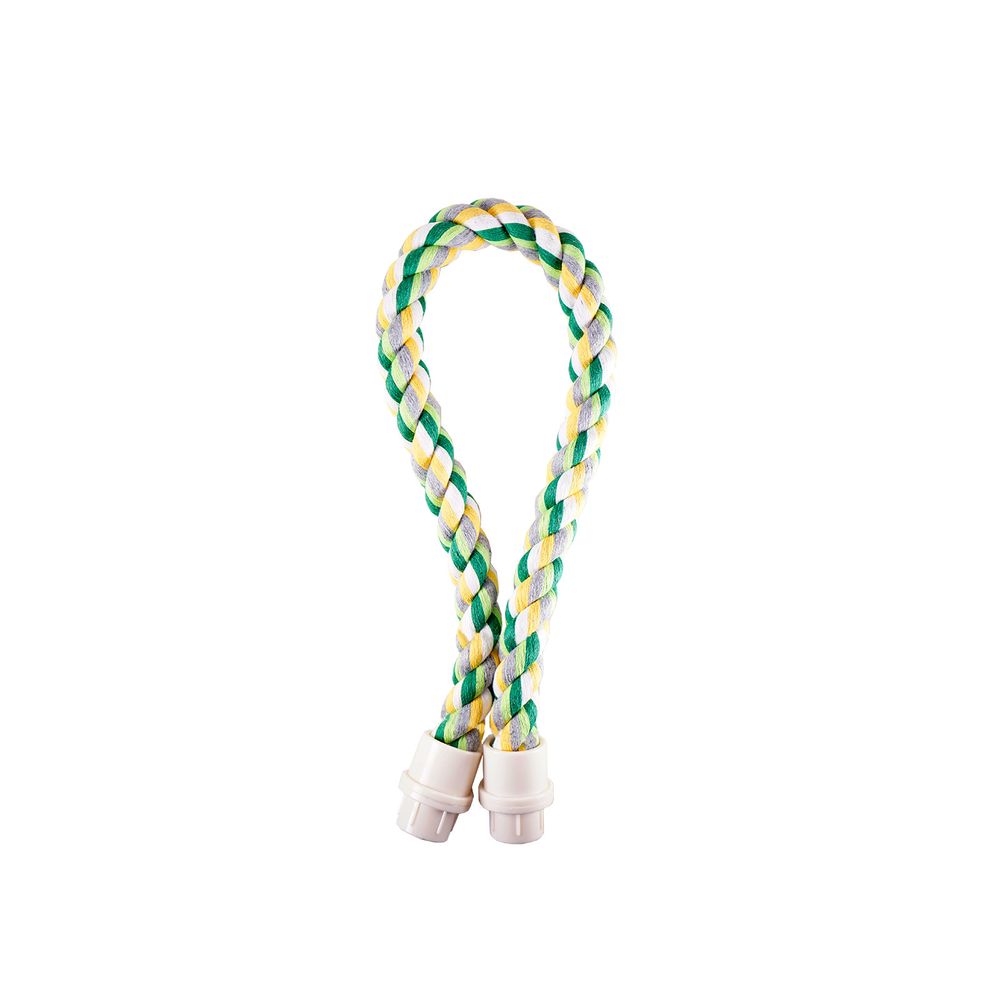 Jouet oiseau perchoir coton multicolore 1,8x66cm