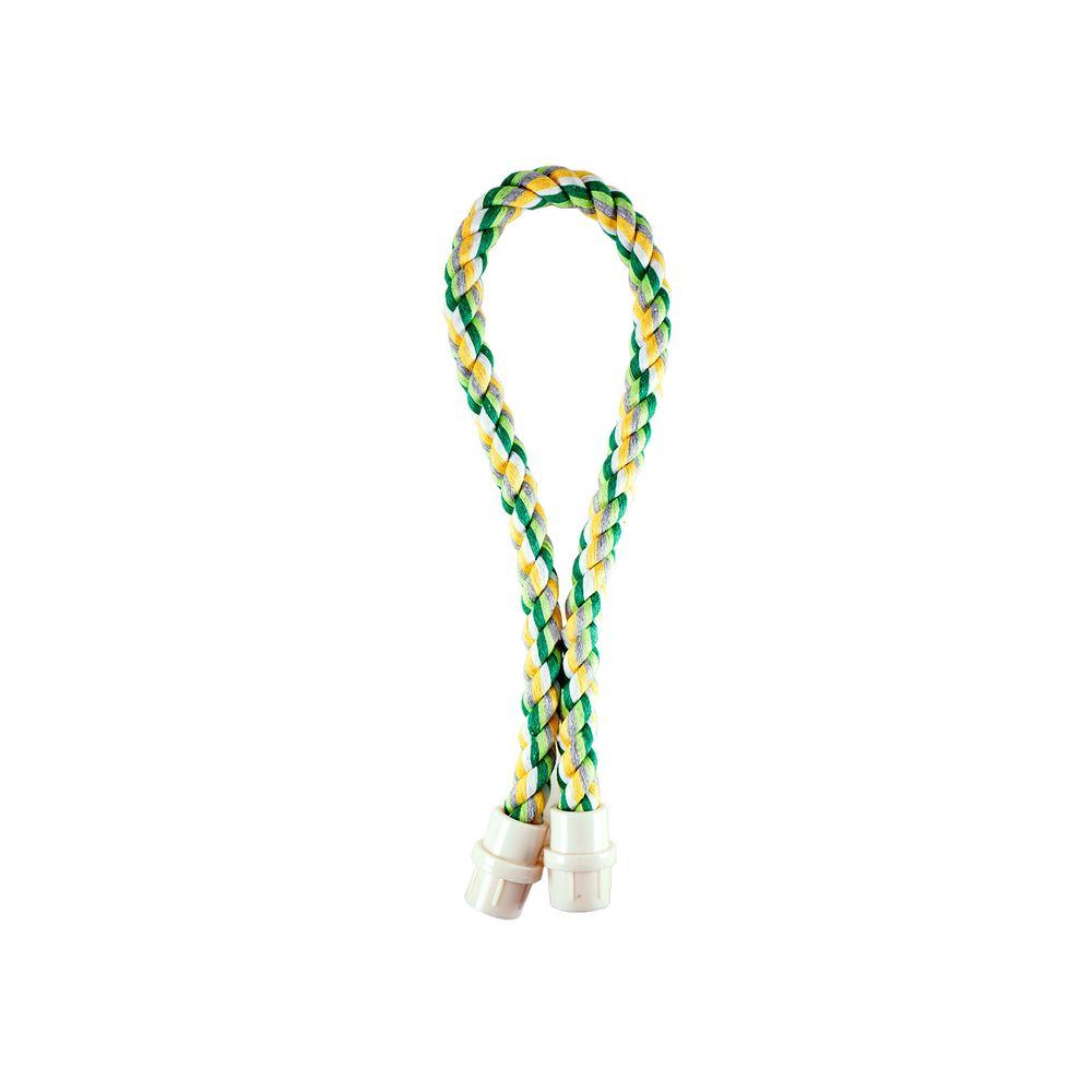 Jouet oiseau perchoir coton multicolore 3x75cm