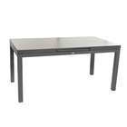 Table olivia 160/210x90cm coloris gris