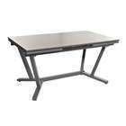 Table vita 180/230/280cm coloris gris