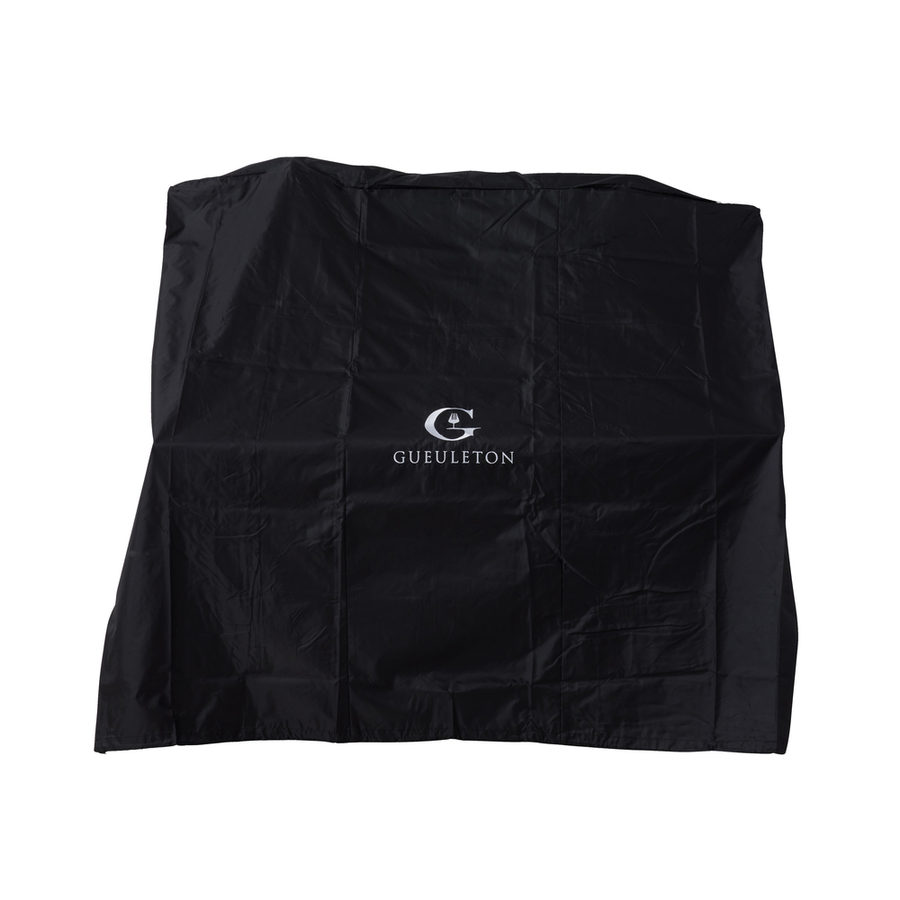 Housse pour barbecue à charbon en polyester noir