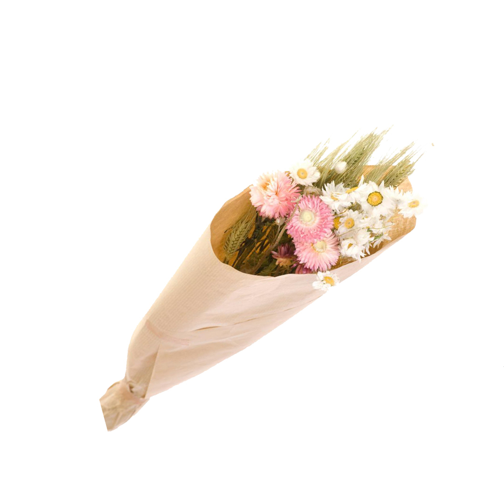 Bouquet séché S mix blanc/rose