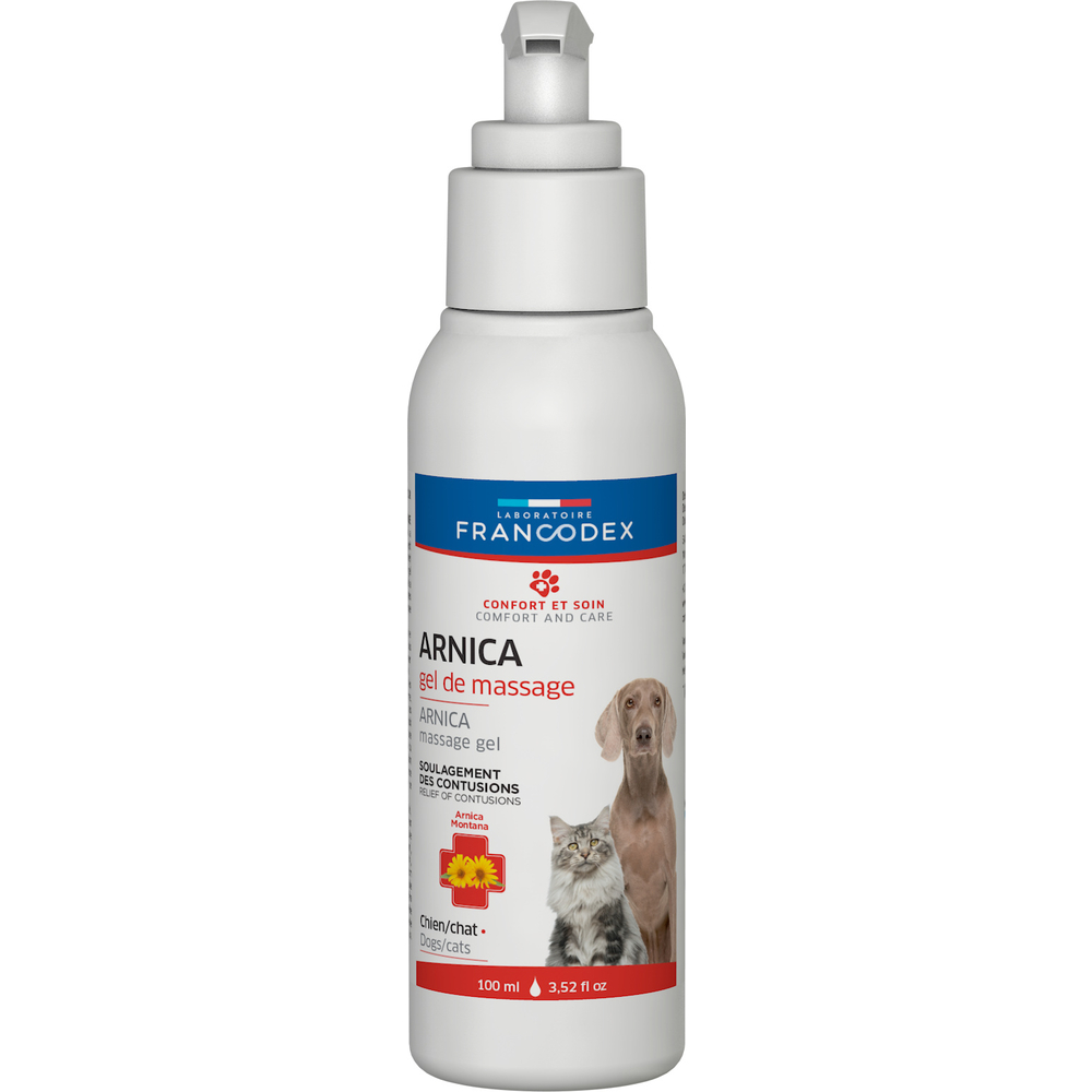 Gel de Massage à l'Arnica pour chien et chat 100ml