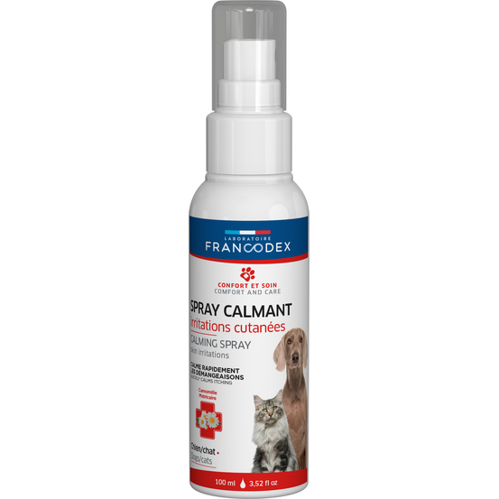 Spray Calmant irritations cutanées pour chien et chat 100ml