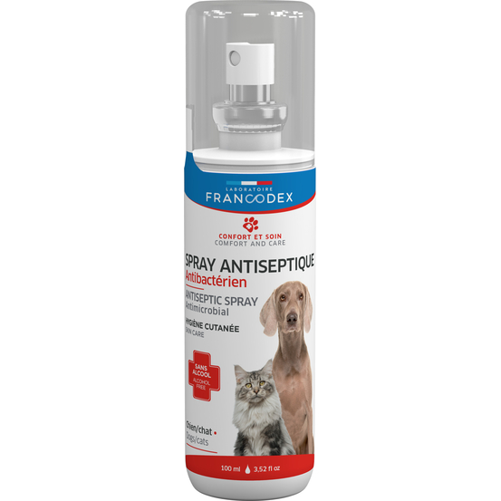Spray antiseptique pour chien et chat 100ml