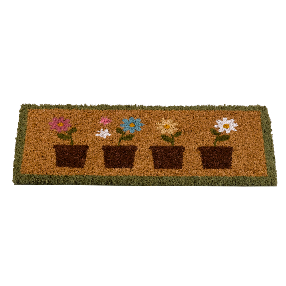 Paillasson Pot de Fleurs 23x53cm