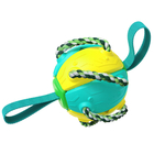 Ballon à lancer pour chien frisball Ø 14,5cm 2 couleurs assorties