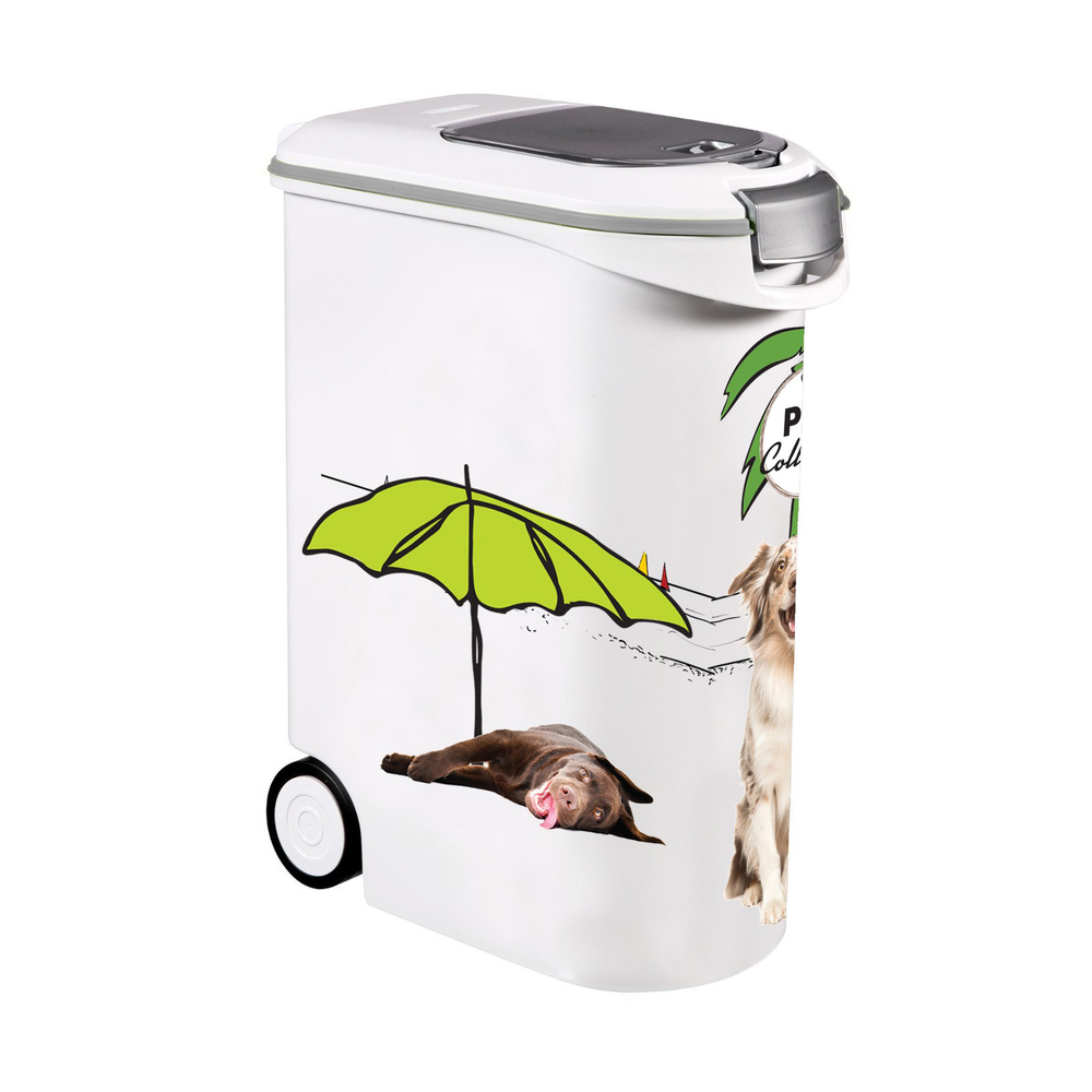 Conteneur à croquettes 54l/20kg - pets collection - chien