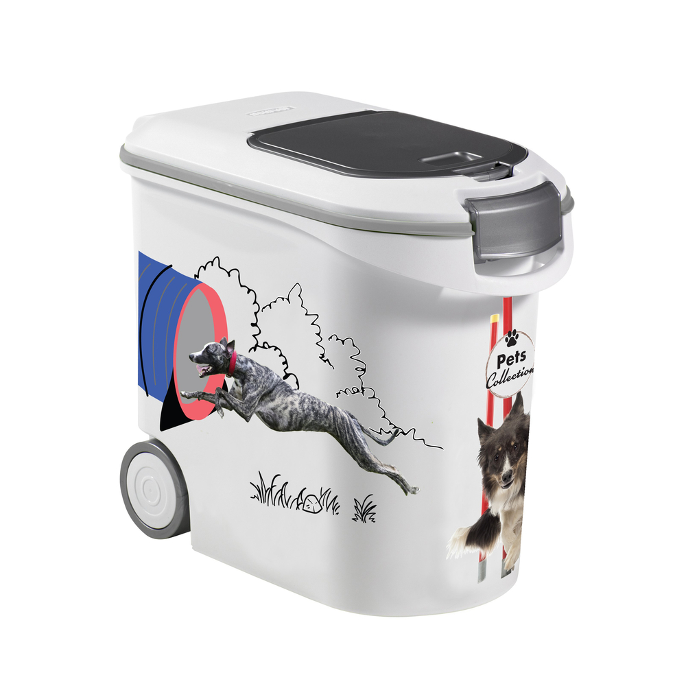 Conteneur à croquettes - 12kg / 35L - pets collection - chien