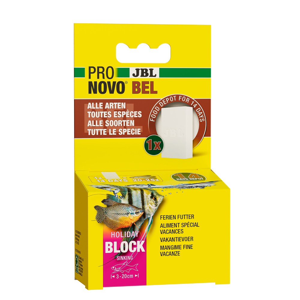 Aliment Pronovo Bel Block Holiday pour poissons d'aquarium x1