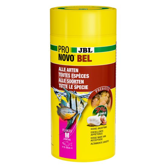 Pronovo Bel Flakes M, aliment en flocons pour poissons - 1000ml