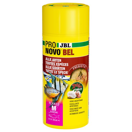 Pronovo Bel Flakes M, aliment en flocons pour poissons - 250ml