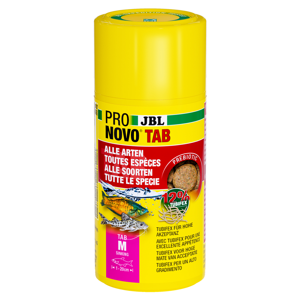 Aliment Pronovo Tab pour les poissons d'aquarium M 100ml
