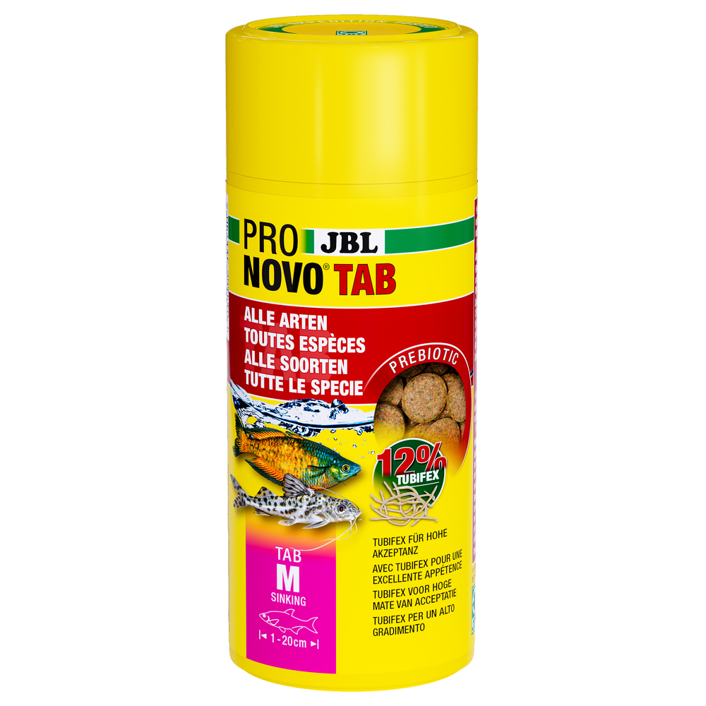 Aliment Pronovo Tab pour les poissons d'aquarium M 250ml