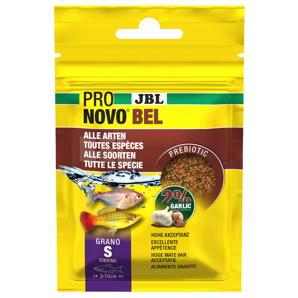 Aliment Pronovo Bel pour poissons aquarium grano S 20ml