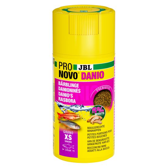 Pronovo Danio Grano XS, aliment pour poissons d'aquarium - 100ml