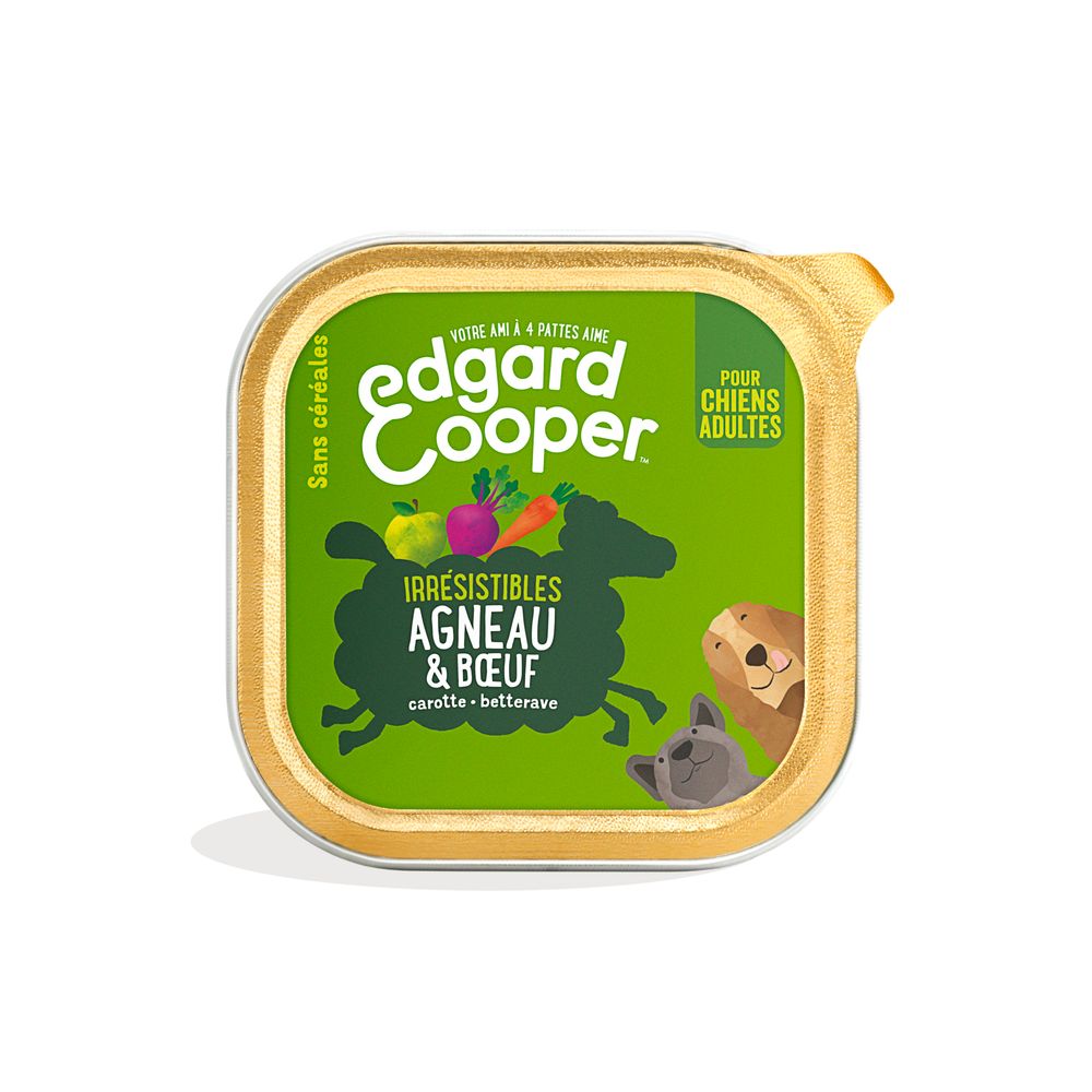 Patée agneau & bœuf pour Chien Adulte 300g