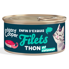 Filets  thon et calamar pour chat adulte 70g