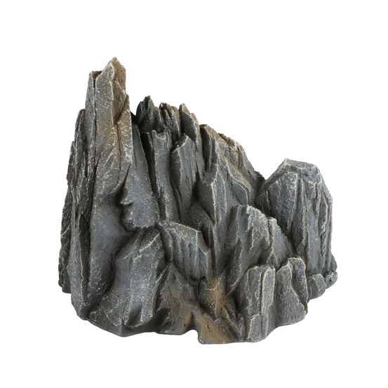 Rocher de Patagonie S, décor d'aquarium, coloris anthracite - L.21cm