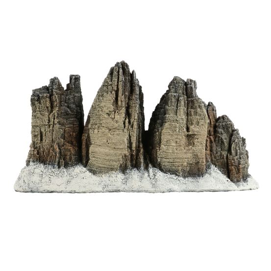 Rocher des Dolomites M, décor d'aquarium multicolore - L.27cm