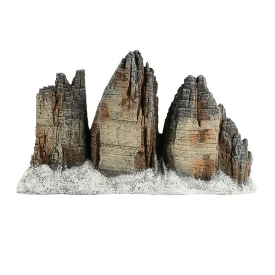 Rocher des Dolomites L, décor d'aquarium multicolore - L.34cm