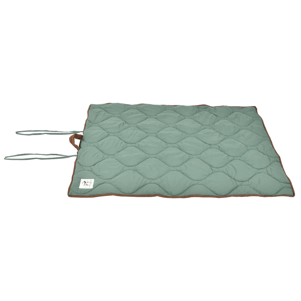 Plaid voyage pour chien vert XL