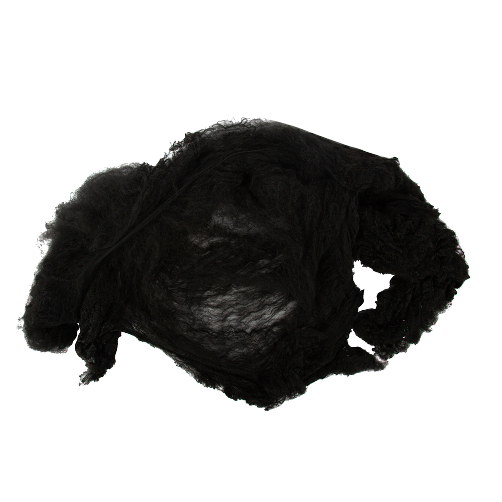 Toile d'araignée noire pour décoration de gâteaux d'Halloween 60 g