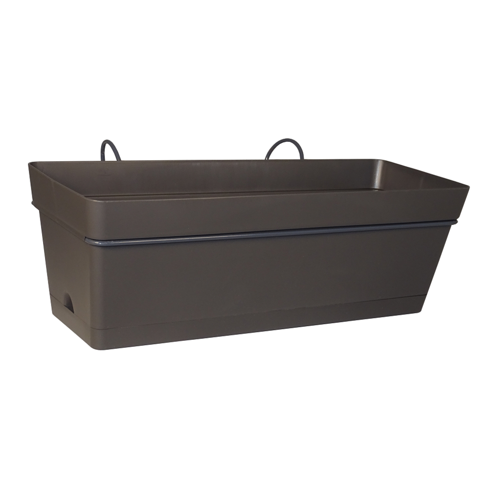 Kit jardinière CocoriPot Jade 50cm + Plateau clipsé + Support Ardoise