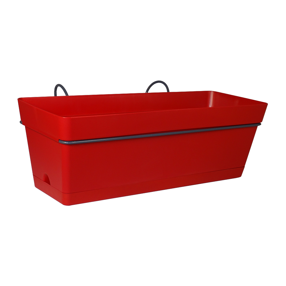 Kit jardinière CocoriPot Jade 50cm + Plateau clipsé + Support Rubis