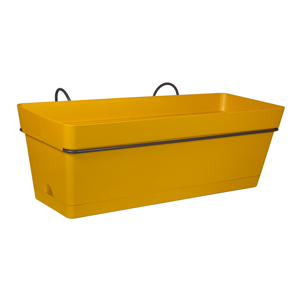 Kit jardinière CocoriPot Jade 50cm + Plateau clipsé + Support Pollen