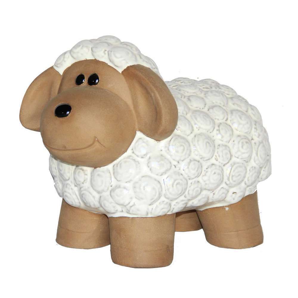 Mouton décoratif en céramique