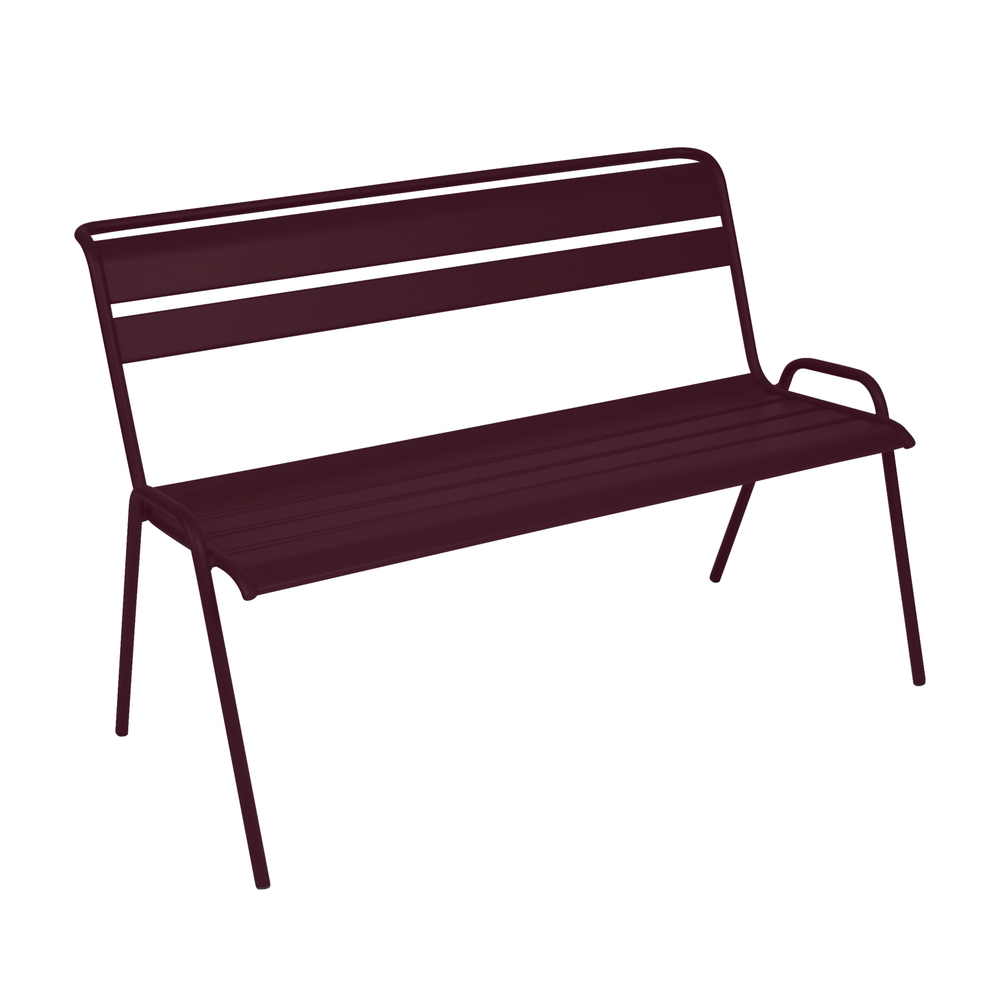 Banc Monceau Cerise noir 116cm