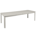 Table Oléron Allonges amovibles gris argile 155x100x74cm
