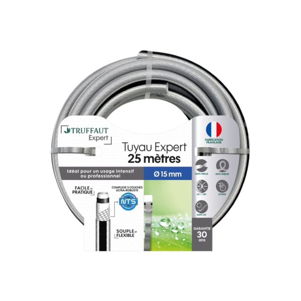 Tuyau d'arrosage Expert Ø15mm L.25m