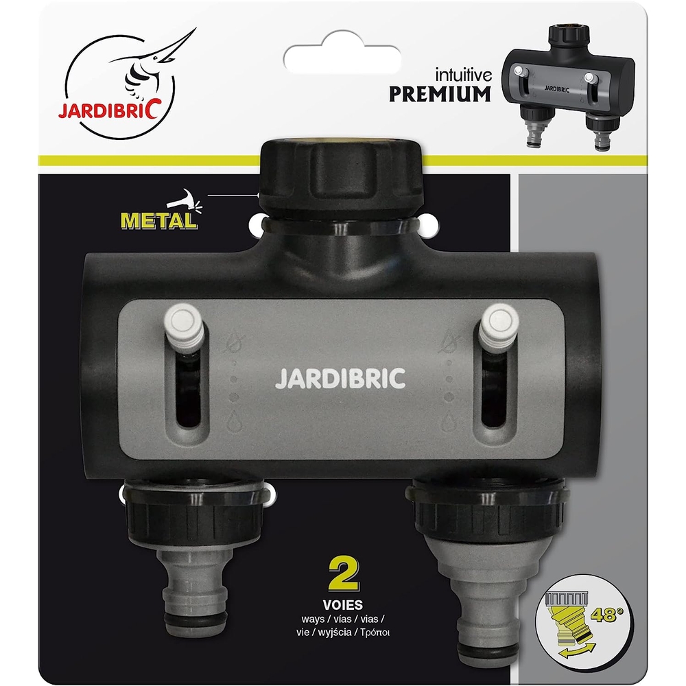 Sélecteur 2 voies pour arrosage de jardin