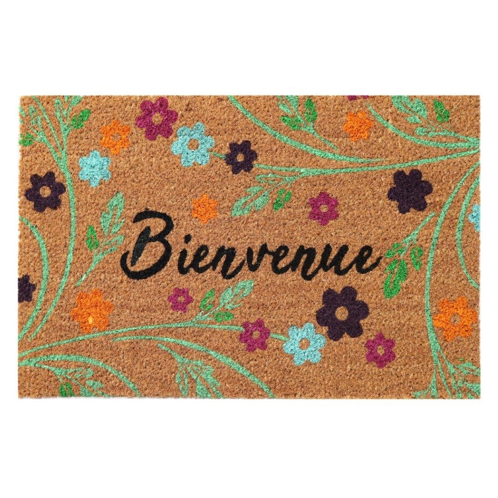Tapis en fibre de coco Bienvenue - 60X40cm