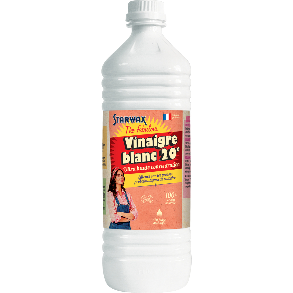 Vinaigre blanc ménager, 20° - 1L