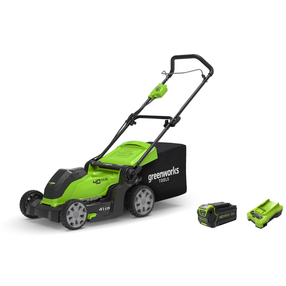 KIT Tondeuse 40V 41cm + 1 batterie 4Ah + 1 chargeur universel