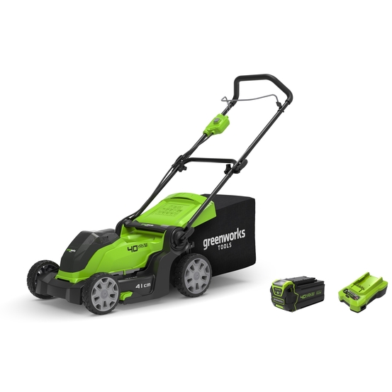 KIT Tondeuse 40V 41cm + 1 batterie 4Ah + 1 chargeur universel
